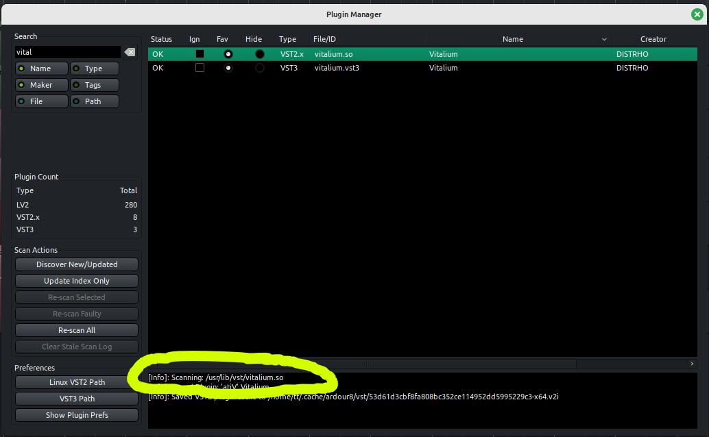 Ardour Plugin Manager